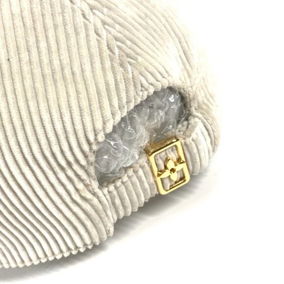 LOUIS VUITTON M7752L Cap LV Signature Corduroy hat cap baseball cap - Picture 5 of 14